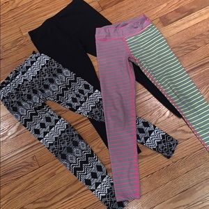 Bundle of 3 Size 10-12 Girls leggings